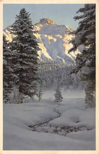 A899 Schweiz Straße nach Genf durch Schneeberg Vintage Postkarte