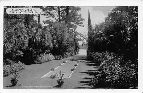 A923 US Tallhassee Florida Killearn Gardens Vintage Postkarte