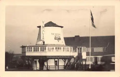 A927 Deutschland Gebäude zwischen Köln und Hamburg Windmühle CVJM RPPC Postkarte