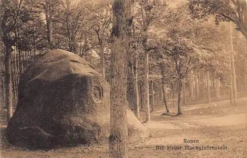 L264 Deutschland Rauen Der Kleine Markgrafenstein Felsenwald Vintage Postkarte