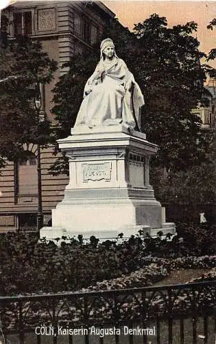 L339 Deutschland Köln Köln Kaiserin Augusta Denkmal Vintage Postkarte