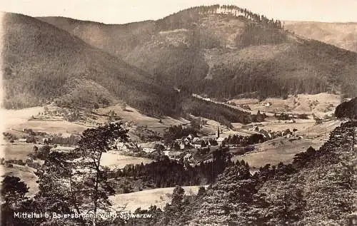 L344 Deutschland Mitteltal Baiersbrunn Schwarzwald Vintage Postkarte