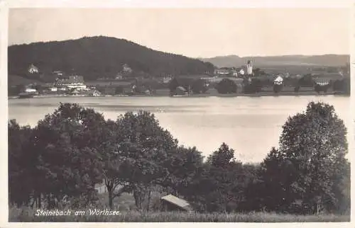 L343 Deutschland 1928 Steinbach am Wörthsee Vintage Postkarte