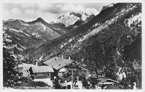 L343 Deutschland Kaisertal Pfandlhof Berg RPPC Vintage Postkarte