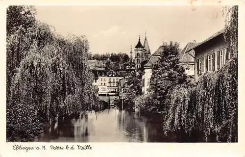 L345 Deutschland Esslingen a N Partie b d Maille Vintage Postkarte