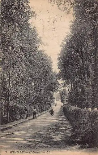 C028 Frankreich, Wimille L'Avenue 1924 alte Postkarte