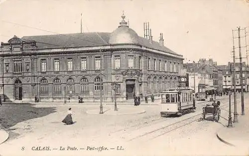C029 Frankreich, Calais Post-Office Vintage Postkarte