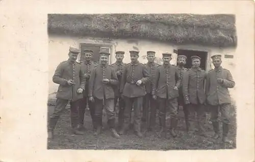 L076 Deutschland WWI 1916 Militär 10 Kompagnie Reserve Echtfoto Feldpostkarte