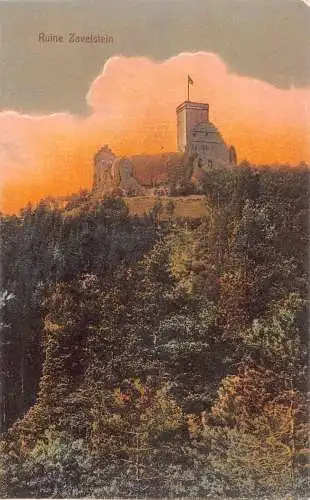 L194 Deutschland 1915 Burgruine Zavelstein Vintage Postkarte