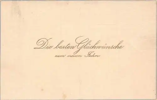 A092 Neujahrsgrüße 1915 Feldpost, Kalligraphie Schreib Postkarte