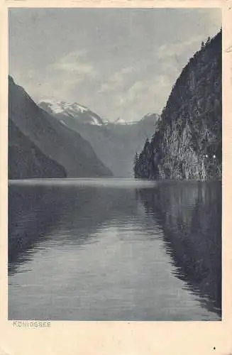 L014 Deutschland Bayern Bayern 1917 Königsee Vintage Postkarte