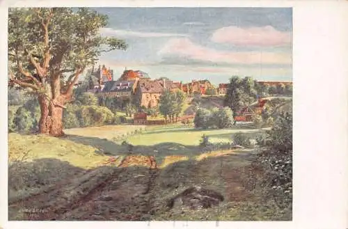 L346 Deutschland Schloss Eisenbach Gemaelde von K Lindegreen Vintage Postkarten