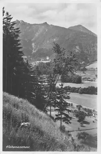 L350 Deutschland Schloss Hohenaschau RPPC Vintage Postkarte