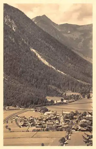 L350 Deutschland Bayrischzell 802m mit Aiplspitz Berggipfel Vintage Postkarte
