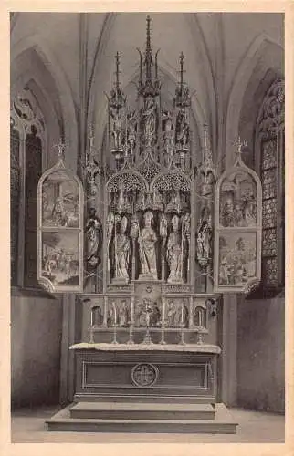 L350 Deutschland Kaufbeuren St Blasius Kirche Innenraum Vintage Postkarte