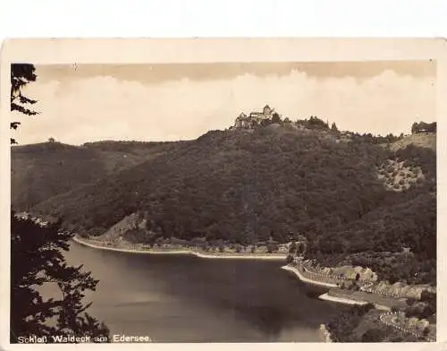 L188 Deutschland Schloss Waldeck am Edersee Schloss Vintage Postkarte