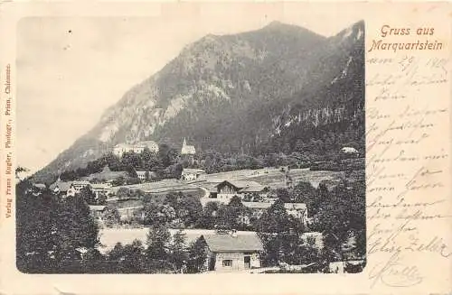 L188 Deutschland 1902 Gruss aus Marquartstein alte Postkarte