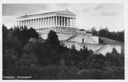 L188 Deutschland Walhalla Donaustauf Denkmal RPPC Vintage Postkarte