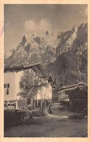 L195 Deutschland Mittenwald am Gries Gebirge Vintage Postkarte