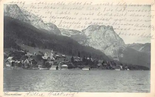 C037 Österreich, Grundlsee Vintage Postkarte