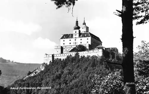 C037 Österreich, Burgenland Schlss Forchtenstein Vintage Postkarte