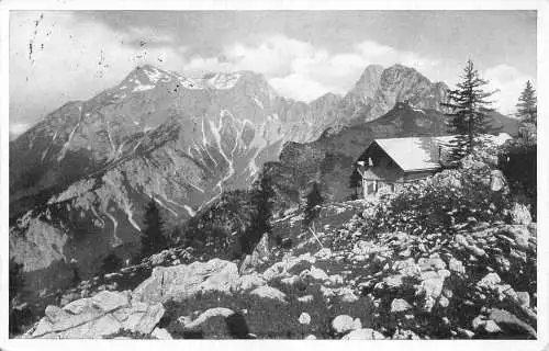 C036 Österreich, Steyr Alpenansicht 1933 Vintage Postkarte