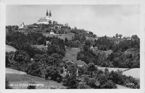 C037 Österreich, Linz Donau 1935 alte Postkarte