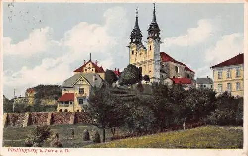 C036 Österreich, Linz Poestlingberg Vintage Postkarte