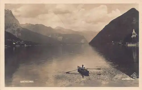 C036 Österreich, Grundlsee, Alpenseeblick Vintage Postkarte