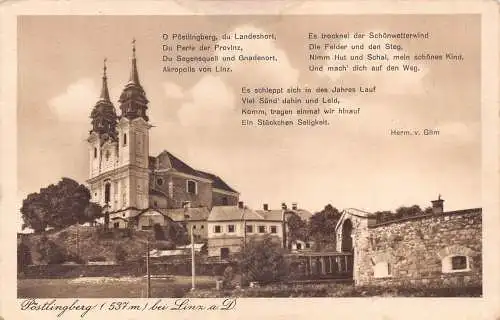 C036 Österreich, Poestlingberg bei Linz a D alte Postkarte