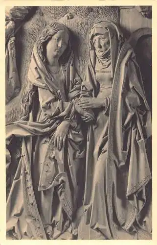 L194 Deutschland Tilmann Riemenschneider's Marienaltar Creglingen Scupture Postkarte