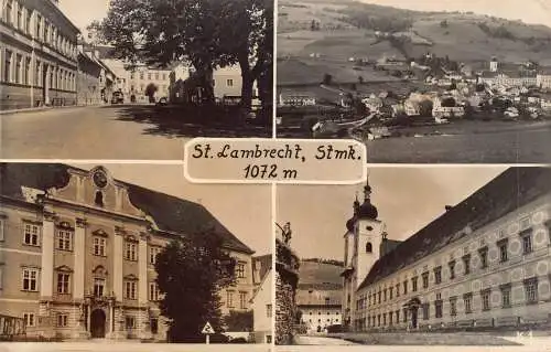 C038 Österreich, St. Lambrecht Stmk. 1072m 1960 Vintage Postkarte