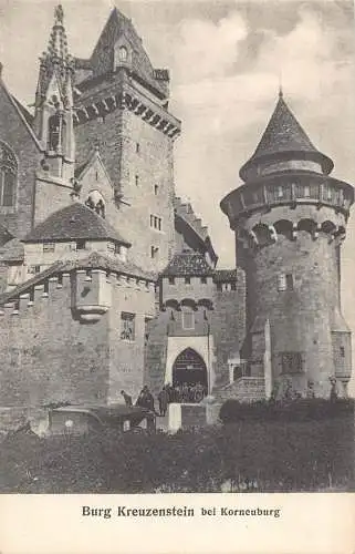 C038 Österreich, Burg Kreuzenstein bel Korneuburg Vintage Postkarte