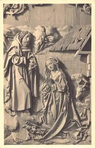 L194 Deutschland Tilmann Riemenschneider's Marienaltar Creglingen, Scupture Postkarte