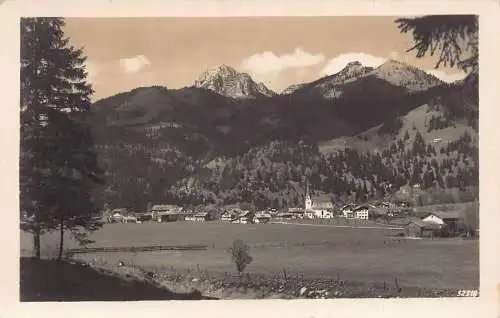 L196 Deutschland Bayrischzell mit Wendelstein Lacherspitz Berggipfel Postkarte