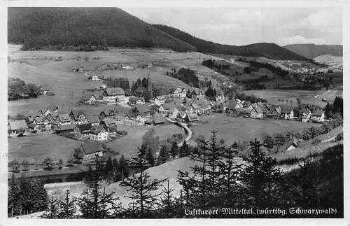 L344 Deutschland Luftkurort Mitteltal württtbg Schwarzwald Vintage Postkarte