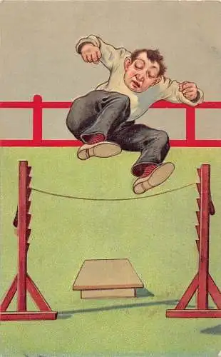 L028 Deutschland 1914 Humor britisch geprägt Vintage Postkarte