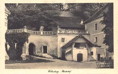 L198 Deutschland Klosterhof Kloster Weltenburg RPPC Vintage Postkarte