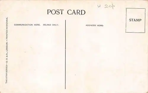 A921 England Eckgruppen Skulpturen Albert Memorial London Vintage Postkarte