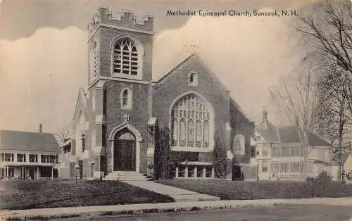 A922 US Methodist Episcopal Church Suncook NH Vintage Postkarte