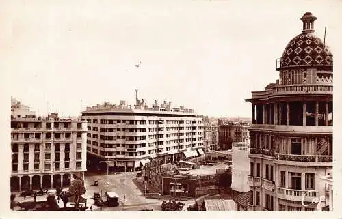 A928 Marokko Casablanca Rond Point Gorges Mercie RPPC Postkarte