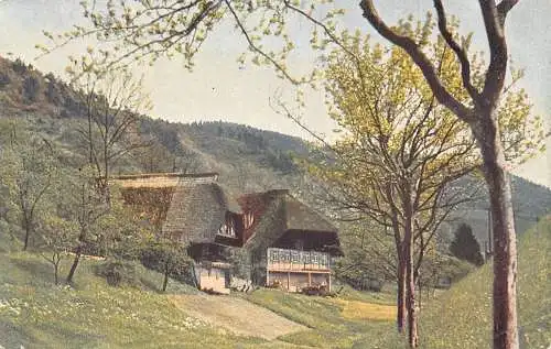 L207 Deutschland Oberndorf am Neckar Häuser Vintage Postkarte