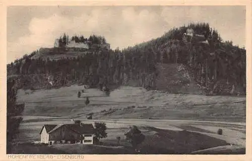 L207 Deutschland Hohenfreyberg-Eisenberg Panoramablick Vintage Postkarte