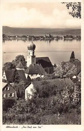 L159 Deutschland 1938 Allensbach: „Das Dorf am See alte Postkarte