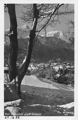 L159 Deutschland 1932 Bad Reichenhall gegen Südwest Vintage Postkarte