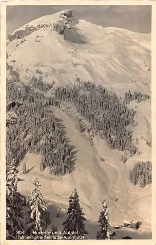 L216 Deutschland 1944 Hoch-Ifen mit Abfahrt Hahnekoepfle Ifenhütte Vintage Postkarte