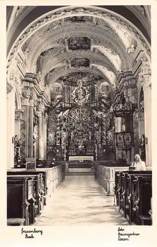 C041 Österreich, Liezen Kirche Vintage Postkarte