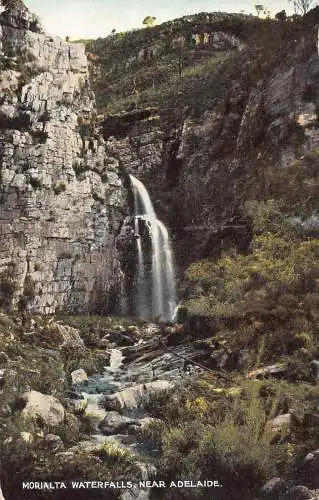 A939 Australien Morialta Wasserfälle bei Adelaide Vintage Postkarte