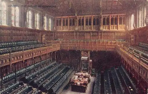 A947 England 1914 London The House of Commons Vintage Postkarte