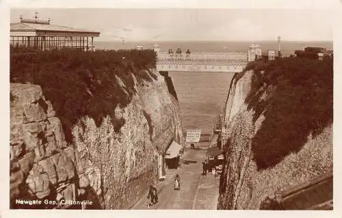 A943 England 1930 Newgate Gap Cliftonville RPPC Vintage Postkarte